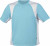 James & Nicholson - Men´s Running-T-306 (Ocean/White)