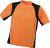 James & Nicholson - Men´s Running-T-306 (Orange/Black)