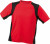 James & Nicholson - Men´s Running-T-306 (Red/Black)