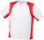 James & Nicholson - Men´s Running-T-306 (White/Red)