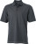 James & Nicholson - Men´s Elastic Polo (Graphite (Solid)/White)