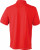 James & Nicholson - Men´s Elastic Polo (Red/White)