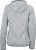 James & Nicholson - Ladies´ Knitted Fleece Hoody (Light-Melange/Carbon)