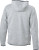 James & Nicholson - Men´s Knitted Fleece Hoody (Light-Melange/Carbon)