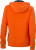 James & Nicholson - Ladies´ Hooded Jacket (Dark Orange/Carbon)