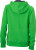 James & Nicholson - Ladies´ Hooded Jacket (Green/Carbon)