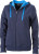 James & Nicholson - Ladies´ Hooded Jacket (Navy/Cobalt)