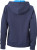 James & Nicholson - Ladies´ Hooded Jacket (Navy/Cobalt)