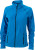 James & Nicholson - Ladies´ Structure Fleece Jacket (Aqua/Navy)