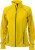 James & Nicholson - Ladies´ Structure Fleece Jacket (Yellow/Carbon)