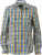 James & Nicholson - Ladies' Checked Blouse (white/blue-yellow-white)