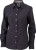 James & Nicholson - Ladies' Plain Shirt (black/black-white)