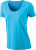 James & Nicholson - Ladies' Stretch Round-T (Turquoise)