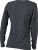 James & Nicholson - Ladies' Stretch Shirt Long-Sleeved (Black)