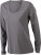 James & Nicholson - Ladies' Stretch Shirt Long-Sleeved (Charcoal)