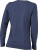 James & Nicholson - Ladies' Stretch Shirt Long-Sleeved (Navy)
