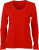 James & Nicholson - Ladies' Stretch Shirt Long-Sleeved (Red)