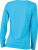 James & Nicholson - Ladies' Stretch Shirt Long-Sleeved (Turquoise)
