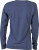 James & Nicholson - Ladies' Stretch V-Shirt Long-Sleeved (Navy)