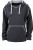 James & Nicholson - Ladies´ Lifestyle Hoody (Black/Grey Heather)