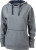 James & Nicholson - Ladies´ Lifestyle Hoody (Grey-Melange/Navy)