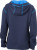 James & Nicholson - Ladies´ Lifestyle Hoody (Navy/Cobalt)