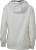 James & Nicholson - Ladies´ Lifestyle Hoody (Off-White/Grey Heather)