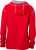 James & Nicholson - Ladies´ Lifestyle Hoody (Red/Grey Heather)