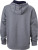 James & Nicholson - Men´s Lifestyle Hoody (Grey-Melange/Navy)