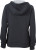 James & Nicholson - Ladies´ Lifestyle Zip-Hoody (Black/Grey Heather)