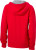 James & Nicholson - Ladies´ Lifestyle Zip-Hoody (Red/Grey Heather)