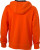 James & Nicholson - Men´s Lifestyle Zip-Hoody (Dark Orange/Navy)