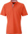 James & Nicholson - Men´s Plain Polo (dark-orange/blue-orange-white)