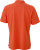 James & Nicholson - Men´s Plain Polo (dark-orange/blue-orange-white)