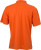 James & Nicholson - Men´s Plain Polo (Dark Orange/Dark Orange/White)