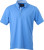 James & Nicholson - Men´s Plain Polo (Glacier Blue/Glacier Blue/White)