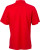 James & Nicholson - Men´s Plain Polo (Red/Red/White)