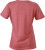 James & Nicholson - Ladies´ Heather T-Shirt (Red Melange)
