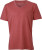 James & Nicholson - Men´s Heather T-Shirt (Red Melange)