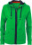 James & Nicholson - Ladies´ Urban Hooded Sweat Jacket (Fern Green/Navy)
