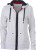 James & Nicholson - Ladies´ Urban Hooded Sweat Jacket (White/Navy)