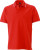 James & Nicholson - Men's Polo (tomato/white)