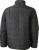 James & Nicholson - Men´s Padded Light Weight Jacket (Black/Silver (Solid))