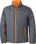 James & Nicholson - Men´s Padded Light Weight Jacket (Carbon/Orange)
