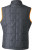 James & Nicholson - Ladies´ Padded Light Weight Vest (Carbon/Orange)