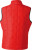 James & Nicholson - Ladies´ Padded Light Weight Vest (Red/Black)