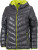 James & Nicholson - Ladies´ Down Jacket (Carbon/Acid Yellow)