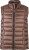 James & Nicholson - Men's Quilted Down Vest (coffee/black)