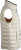 James & Nicholson - Men's Quilted Down Vest (off-white/black)