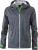 James & Nicholson - Men's Outdoor Jacket (iron-grey/green)